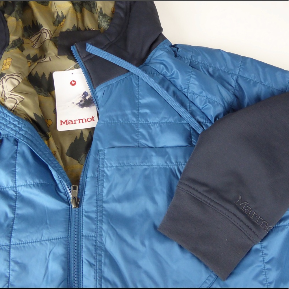 Marmot Martis Peak Quilted Hoody Camping Lined NWT - Picture 7 of 8